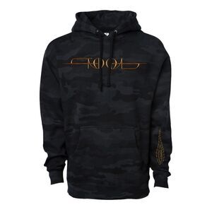 NWOT Tool Fear Inoculum Camo Hoodie Black Gray Size Large